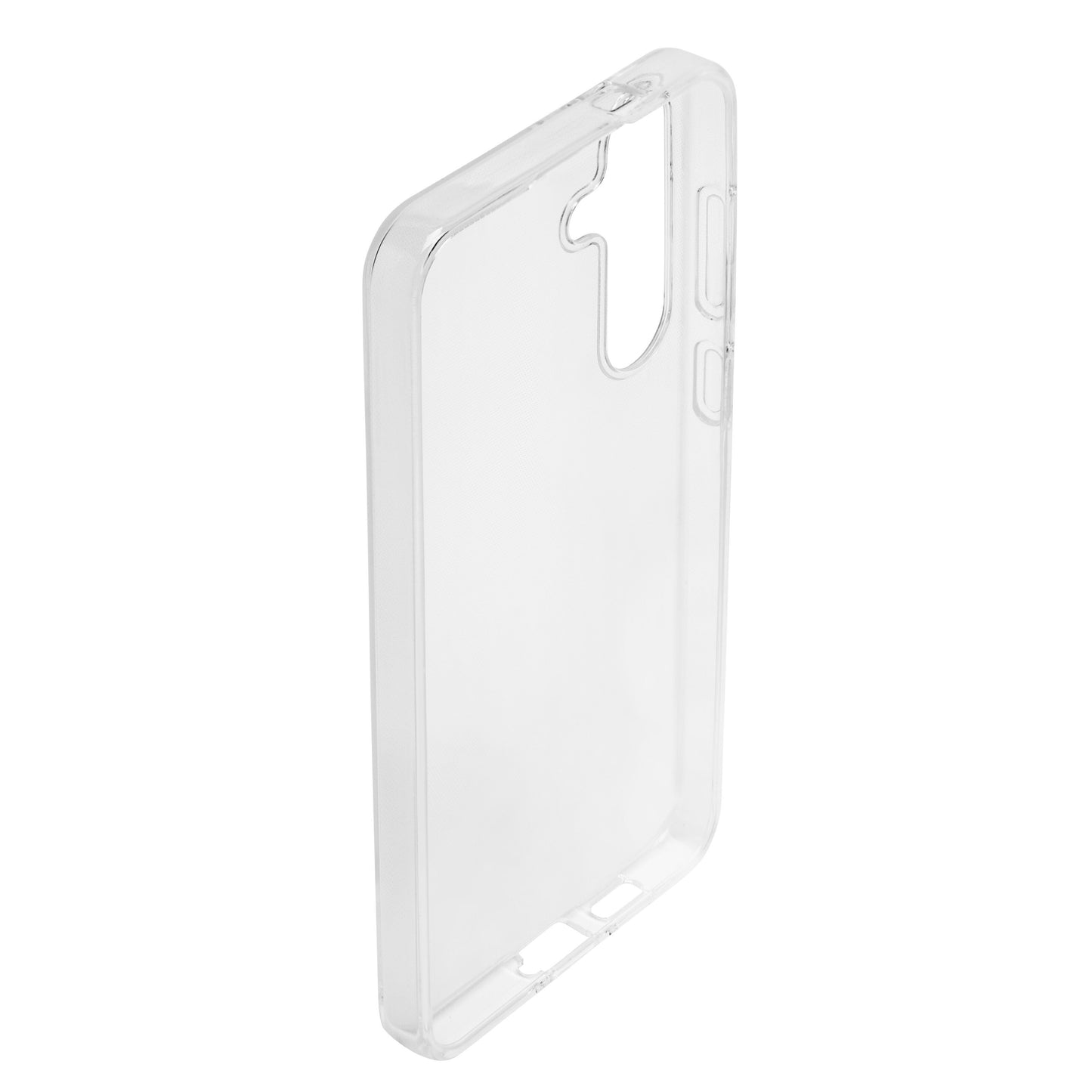 Linocell Second skin klart gennemsigtigt mobilcover til Samsung Galaxy S24 Plus med udskæringer og standfunktion.