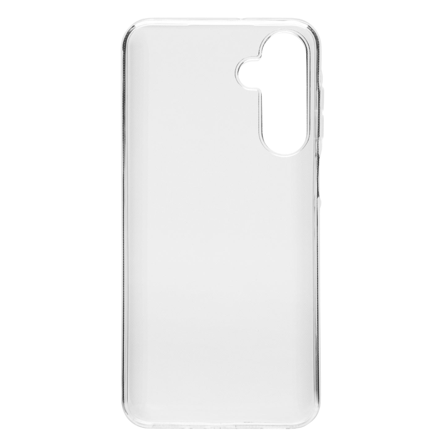 Transparent, ekstra tyndt cover til Samsung Galaxy A16 med kamera- og knapudskæringer og antibakteriel overflade.