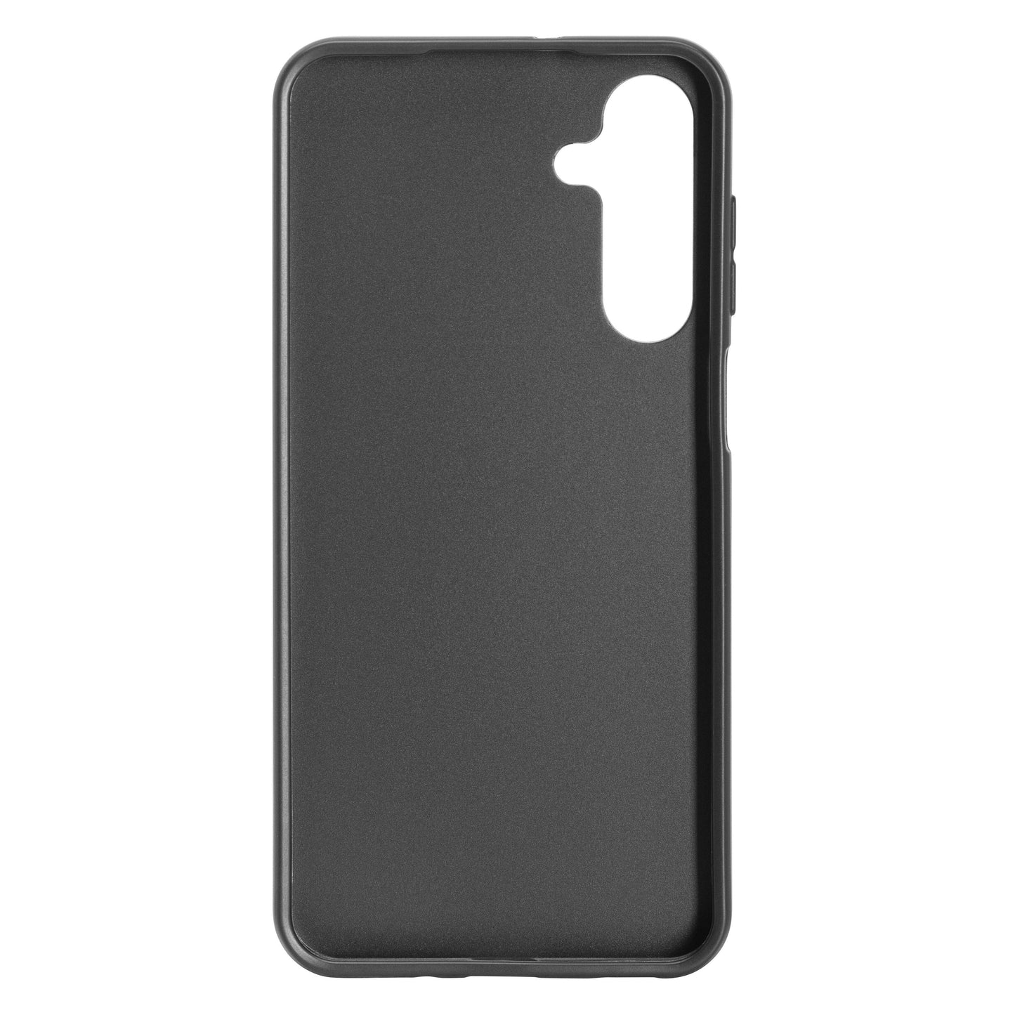 Linocell Second Skin mobilcover til Galaxy A16 sort med præcise udskæringer til kamera og knapper.