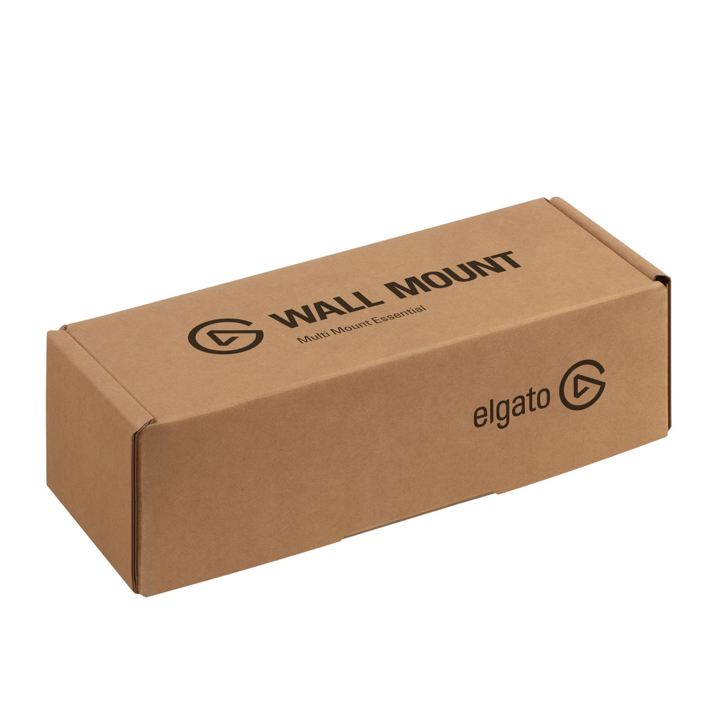 Elgato Vægbeslag brun papkasse med Elgato-logo og produktnavn.
