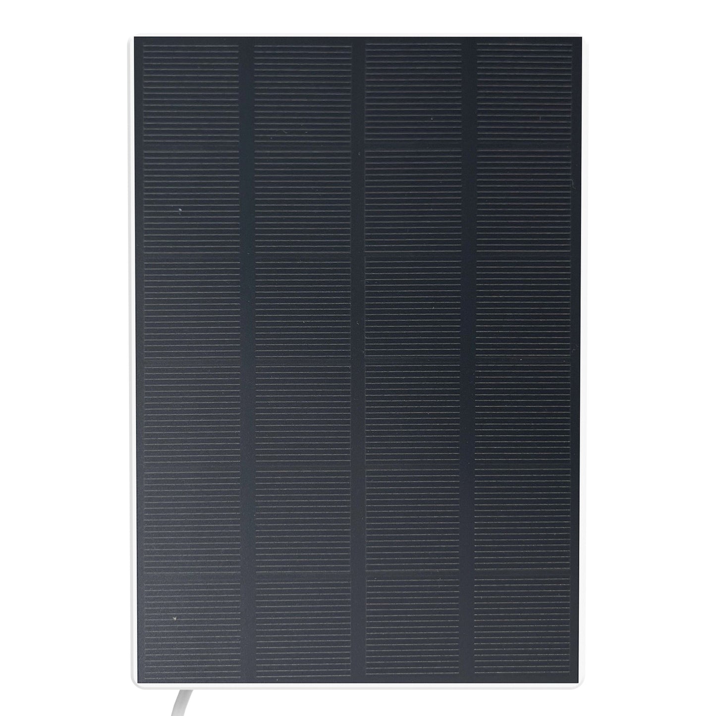 Yale Solcelleoplader solpanel, sort, rektangulær med synlige gitterlinjer og USB-C, til Yale enheder.