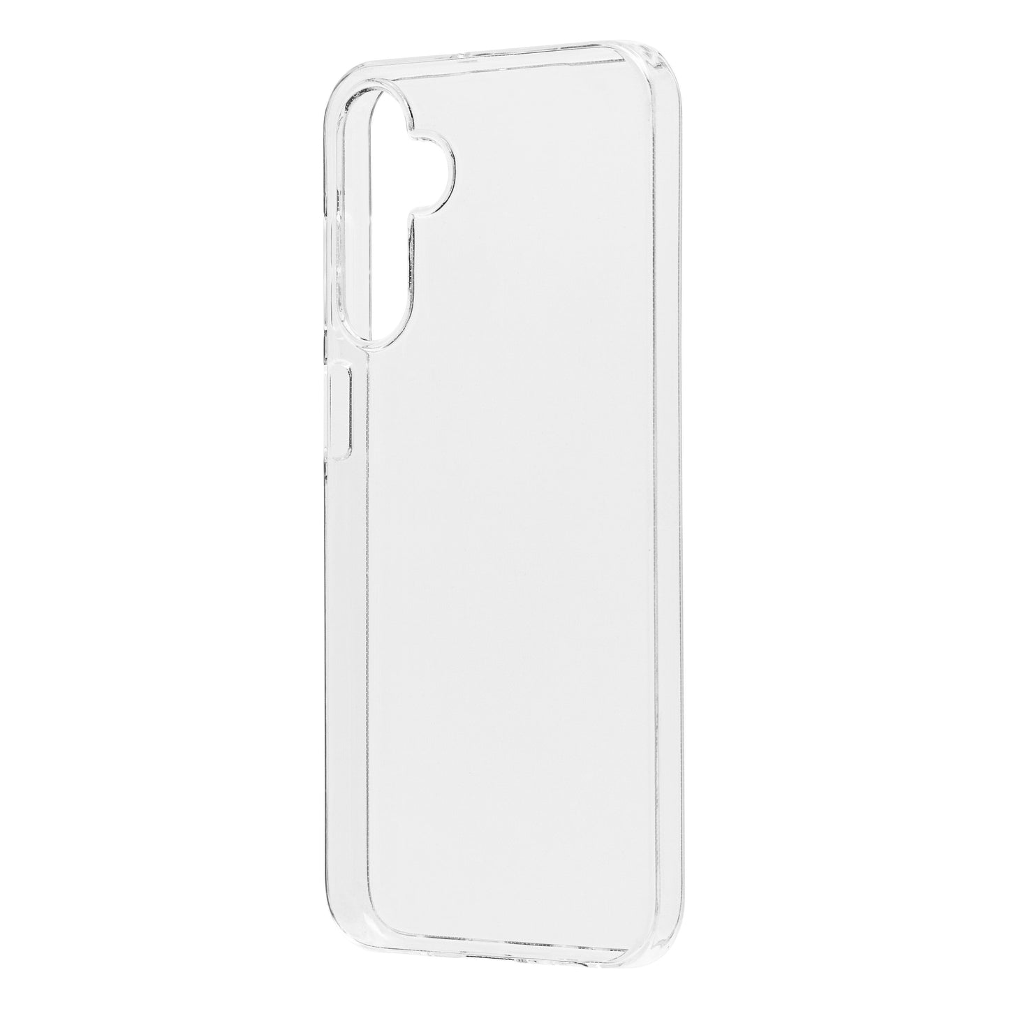 Klart gennemsigtigt cover til Galaxy A15, slankt design med afrundede hjørner og præcis udskæring til kameraet.