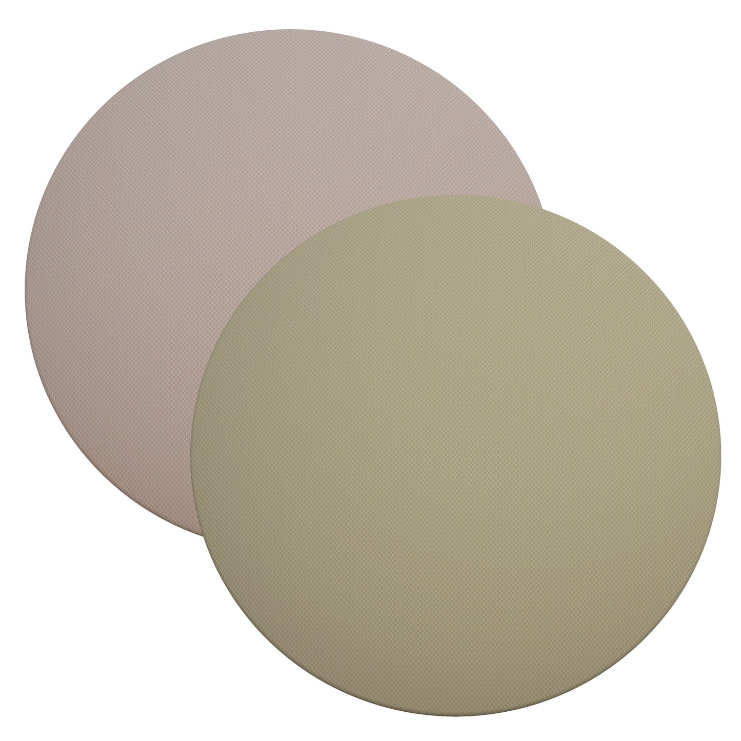 Defunc HOME udskiftelig front Byg stor by, rund, blush pink og sage green, diskret tekstur, to fronter let overlappende.