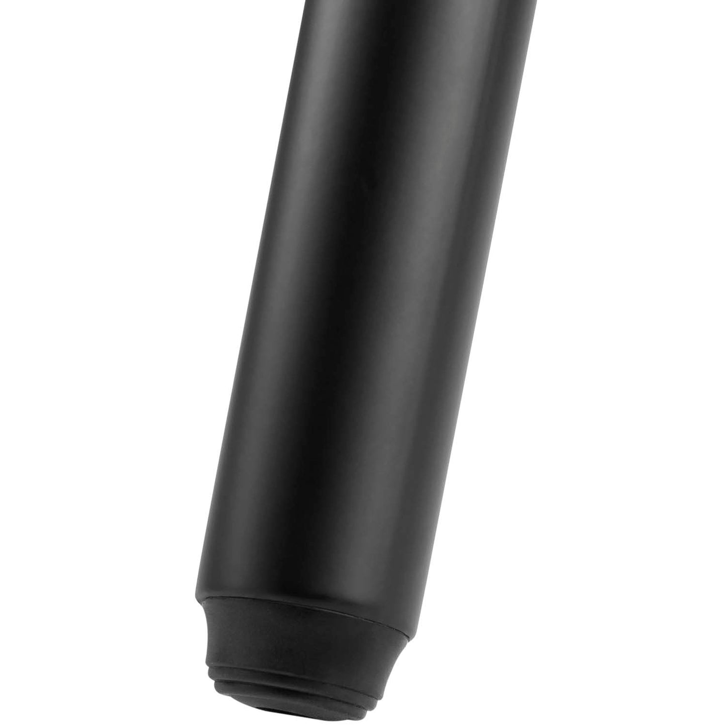 Champion TV-gulvstander, sort cylinder med mat finish og afrundet ende, kompatibel med VESA, til TV op til 65.