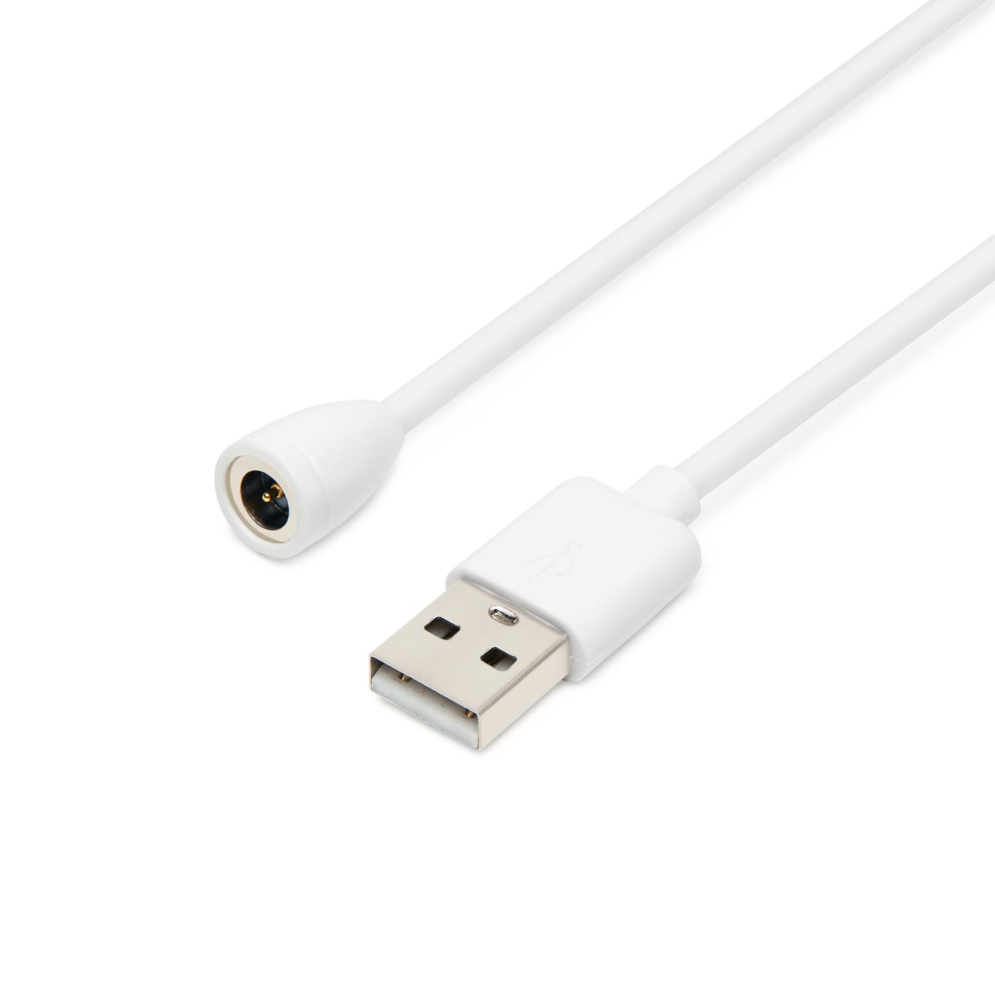 Linocell Digital Pen USB-kabel hvid, USB-A stik til rund DC-strømstik, kompatibel med Linocell Digital pen.