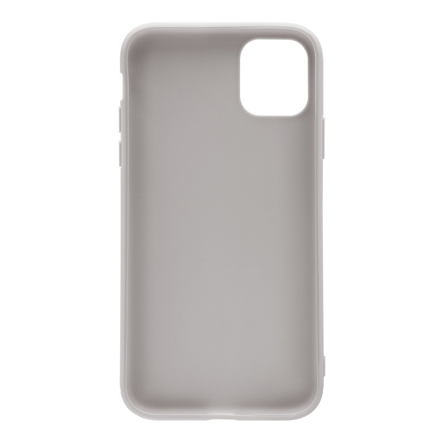 Linocell Second skin 2.0 mobilcover til iPhone 12/12 Pro grå TPU antibakteriel med kamerahul øverst til venstre.