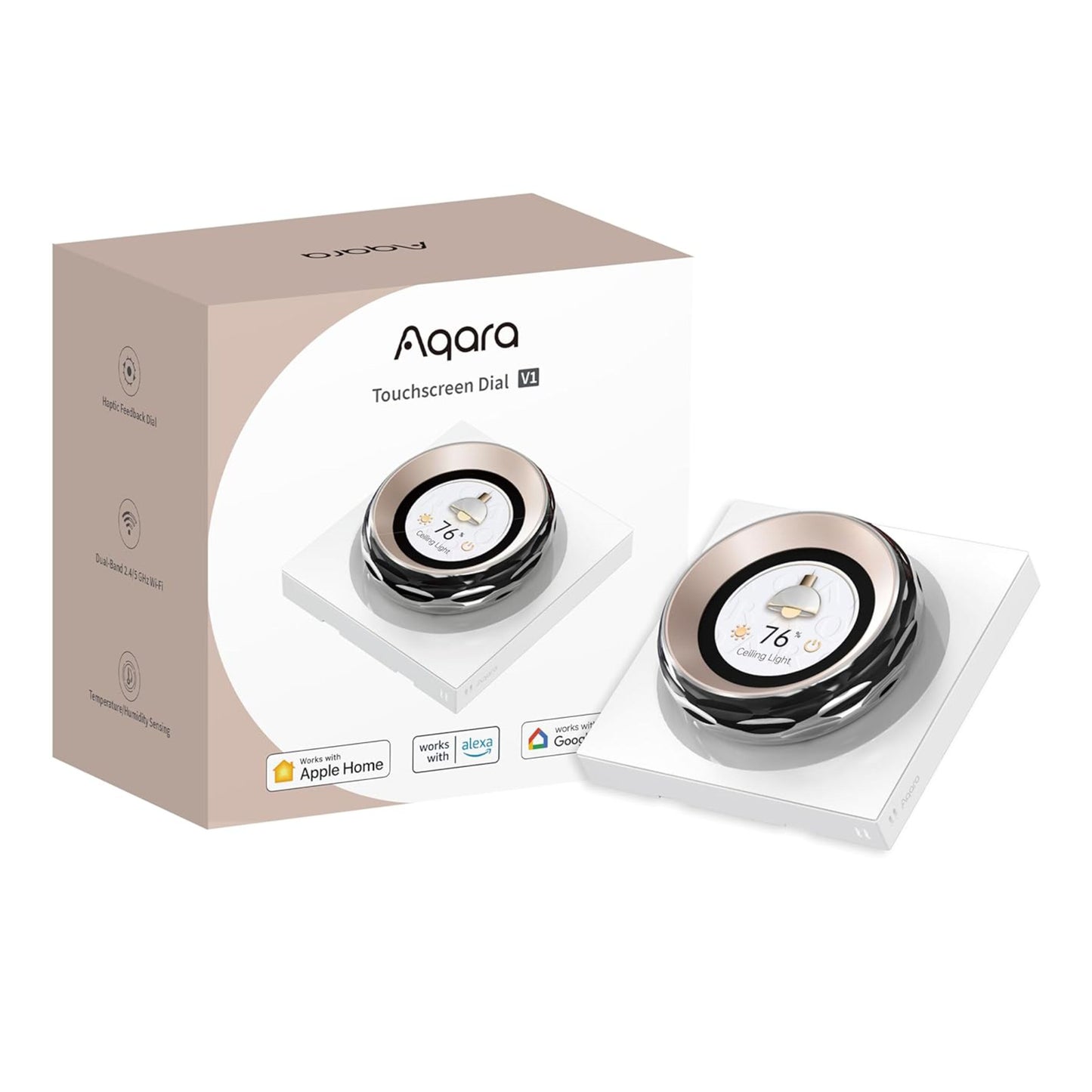 Aqara Touchscreen Dial V1 EU, smart afbryder med touchskærm