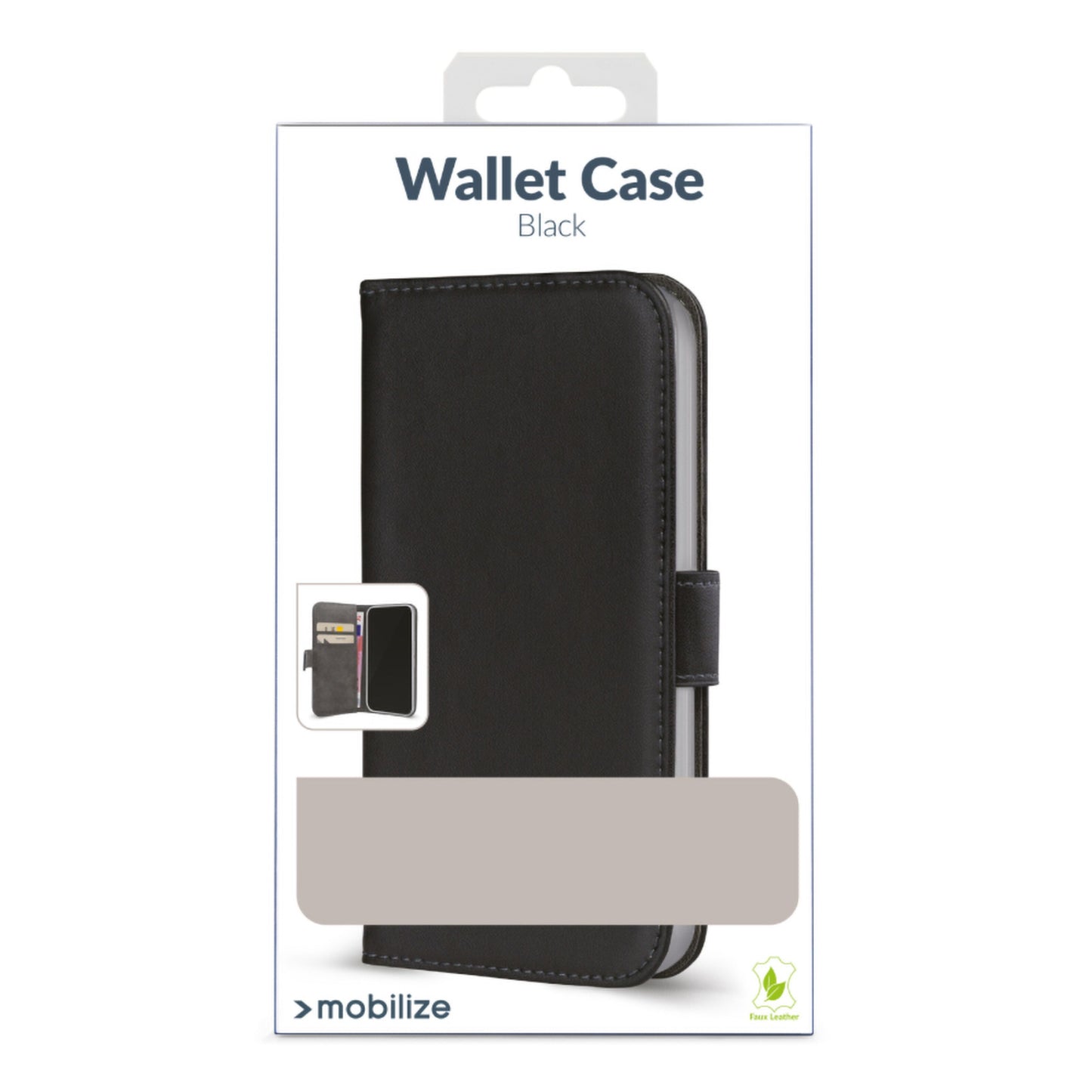 Mobilize Classic Gelly Wallet Book Case til iPhone 16 Pro Max, Sort