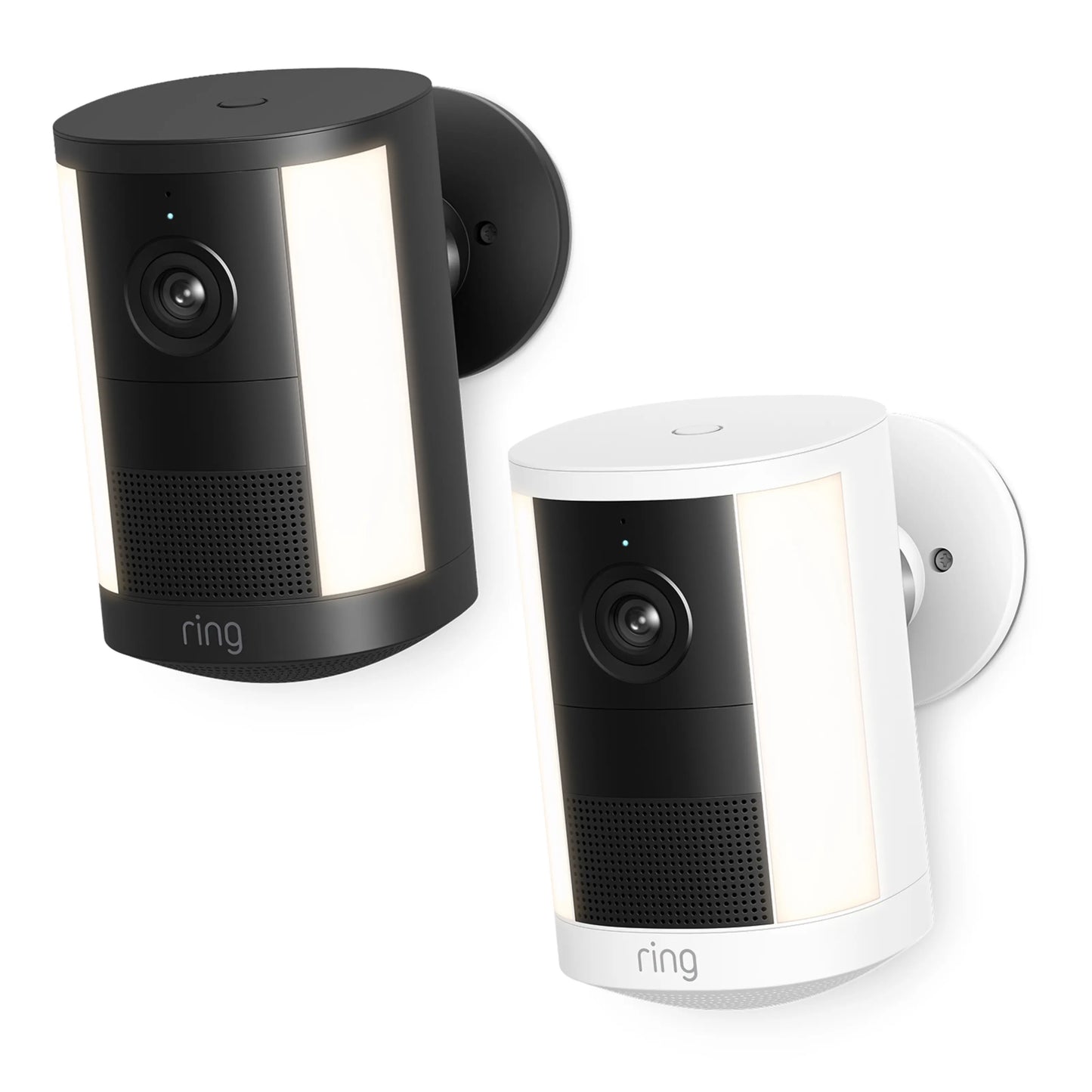Ring Spotlight Cam Battery (2nd Gen) trådløst overvågningskamera, Hvid