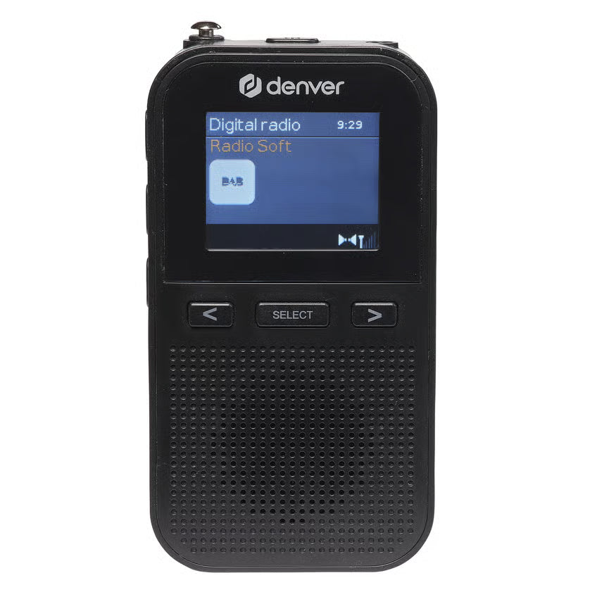 Denver DAH-126MK2 håndholdt DAB+/FM-radio, Sort