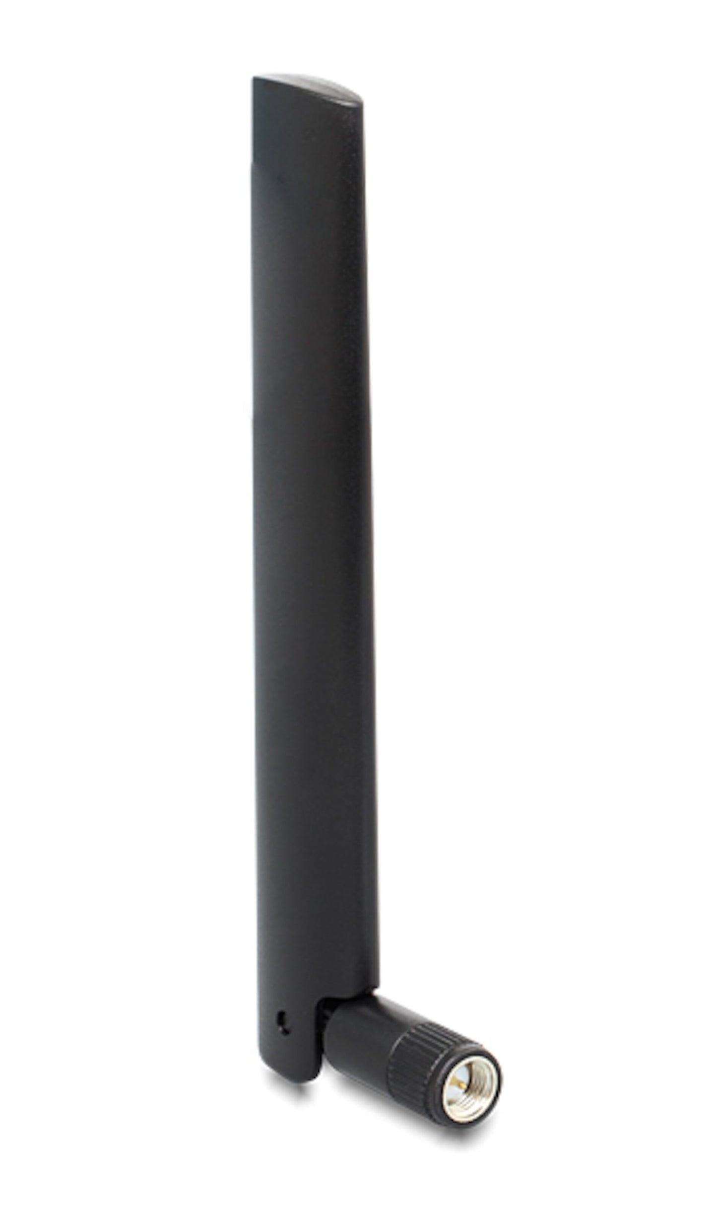 4G antenne med SMA-tilslutning 0,8-3 dBi sort, ekstern med drejelig base, stående model.