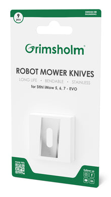 Stihl iMOW Disc-Cut 9 rustfri stålkniv til robotplæneklipper, passer til iMOW 5, 6, 7 og EVO.