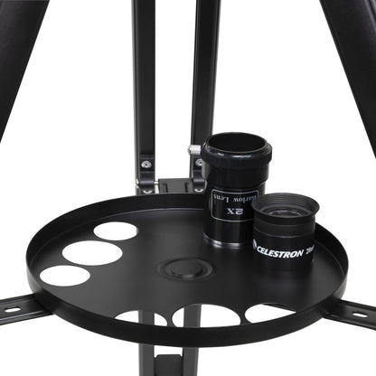 Celestron Starsense Explorer LT114AZ 114 mm teleskop tilbehørsbakke med 2x Barlow linse, 20mm okular, tomme pladser.
