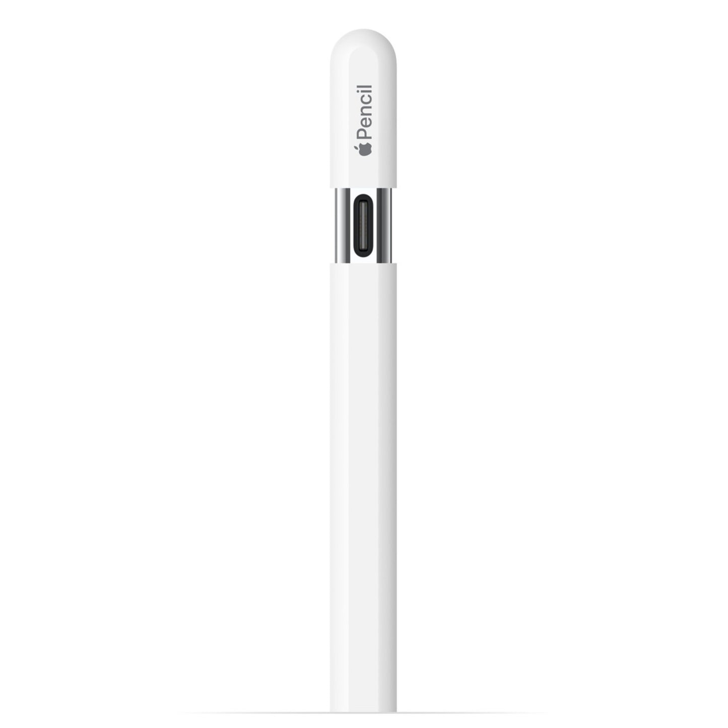 Apple Pencil USB-C hvid med USB-C opladningsetui, Apple-logo og "Pencil"-tekst.