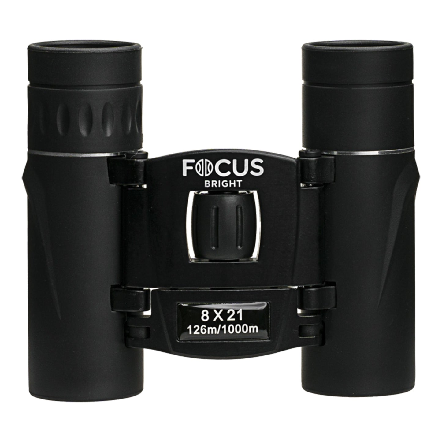 Focus Sport Optics Lys kompaktkikkert sort, 8x21, synsfelt 126m/1000m, set forfra.