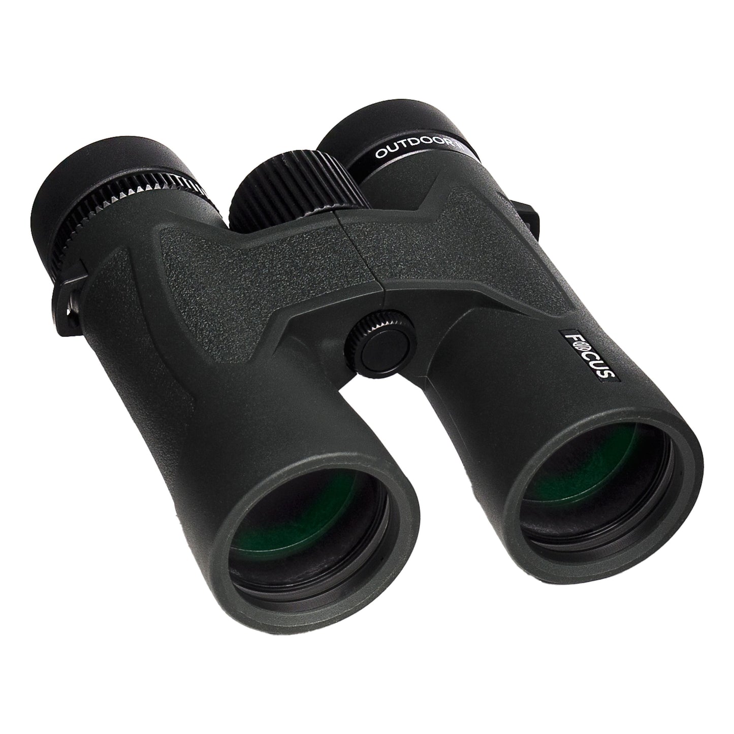 Focus Outdoor II 8x42 kikkert sort med teksturerede greb.