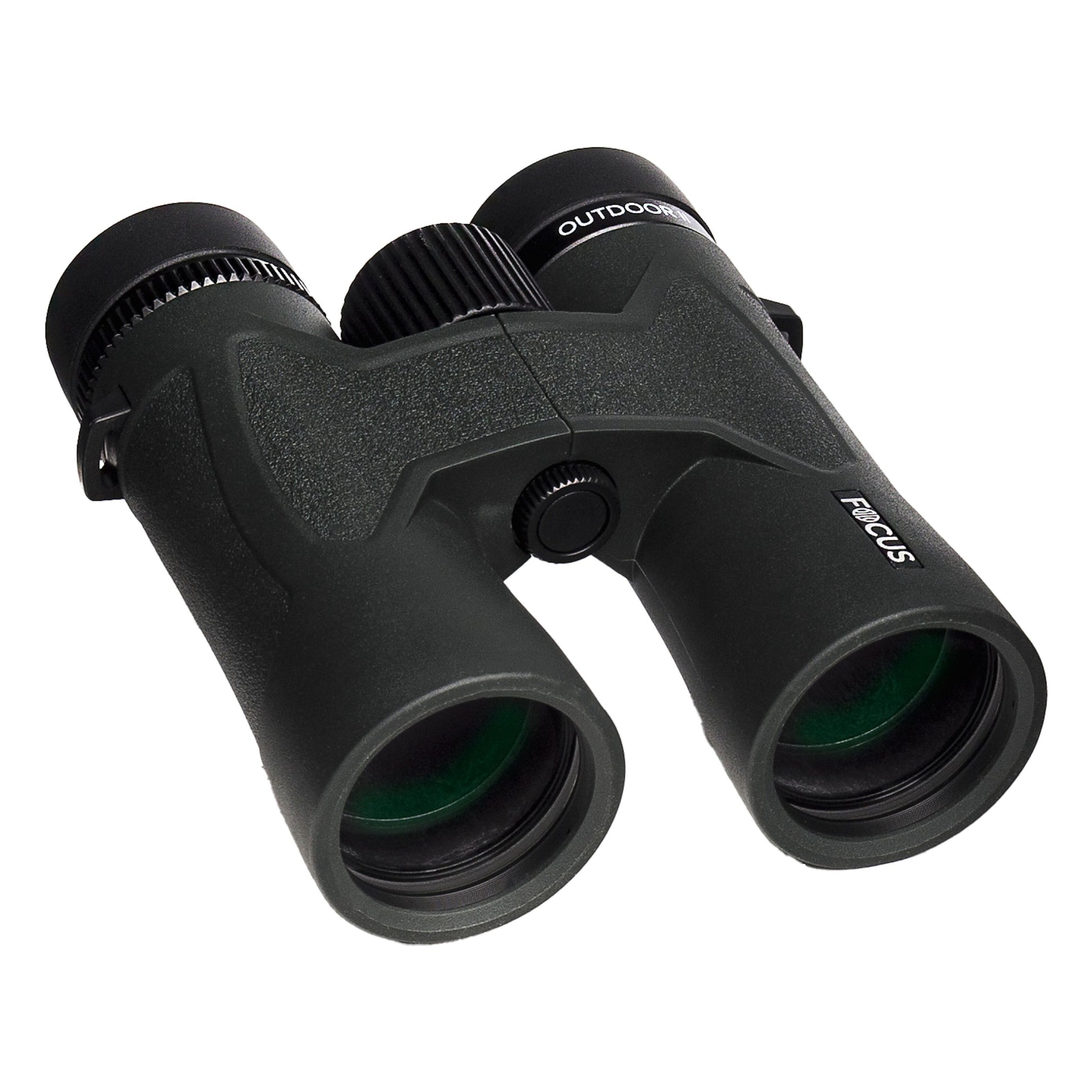 Focus Outdoor II 8x42 kikkert sort med teksturerede greb.