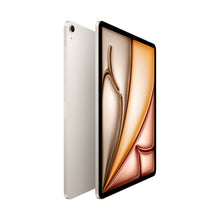 Apple iPad Air 13" M4 128GB WiFi Stjerneskær, beige, sæt bagfra og vinklet med enkelt bagkamera og Liquid Retina-skærm.