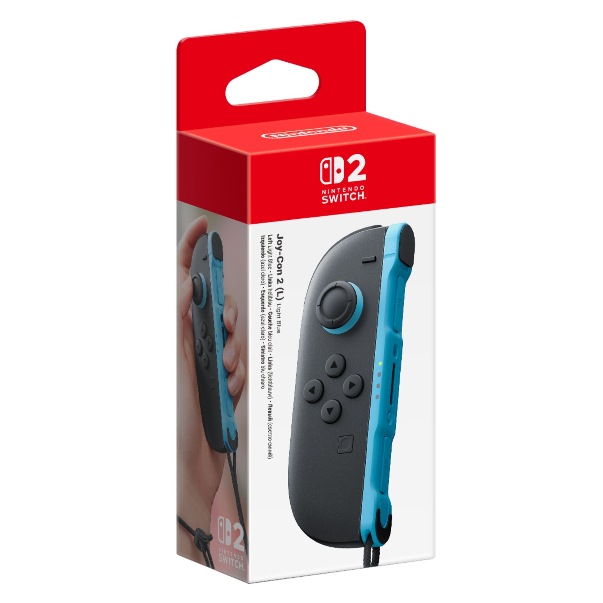 Nintendo Joy Con 2 (V) Lyseblå til Nintendo Switch i original emballage.