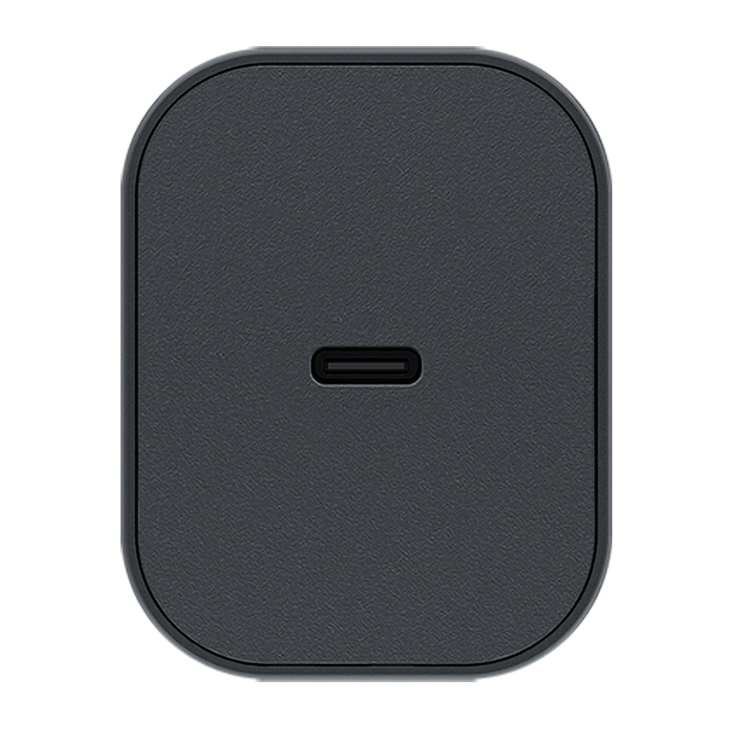 Nintendo Oplader til Nintendo Switch 2, mørkegrå rektangulær dock med afrundede hjørner og frontplaceret USB-C port.
