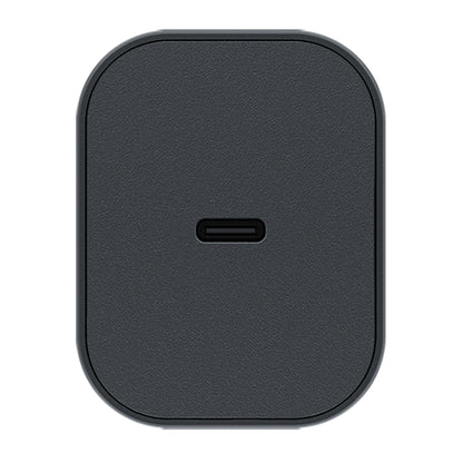 Nintendo Oplader til Nintendo Switch 2, mørkegrå rektangulær dock med afrundede hjørner og frontplaceret USB-C port.