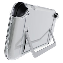 Nintendo Switch 2 Polycase gennemsigtig cover med indbygget kickstand til hvid Nintendo Switch 2.