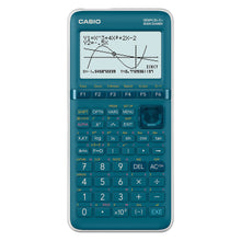 Casio FX-7400GIII grafregner med monokrom skærm, grafvisning, fuldt tastatur og rektangulært display.