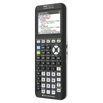 Texas Instruments TI-84 Plus CE-T Python Edition lommeregner med farveskærm og Python-understøttelse.