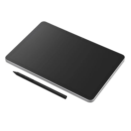 Wacom MovinkPad 11 tegneplade med skærm, afrundede kanter, tynd stylus, sort model.