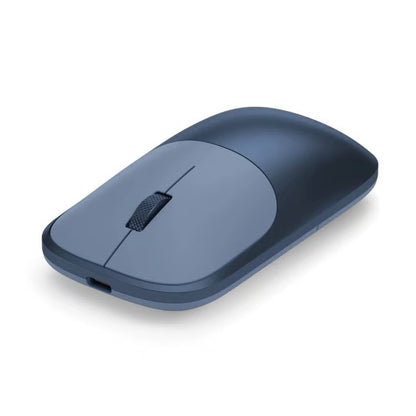 SATECHI Slim EX trådløs mus, indigo, med rullehjul og Bluetooth.