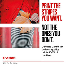 Canon CL-541 blækpatron flere farver, sort-hvid striber vist, Canon logo synligt.