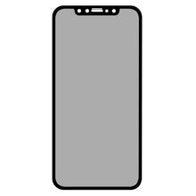 IPhone 11/Xr smartphone med afrundede hjørner og frontkamera til visning af Elite Extreme Privacy Skærmbeskyttelse.