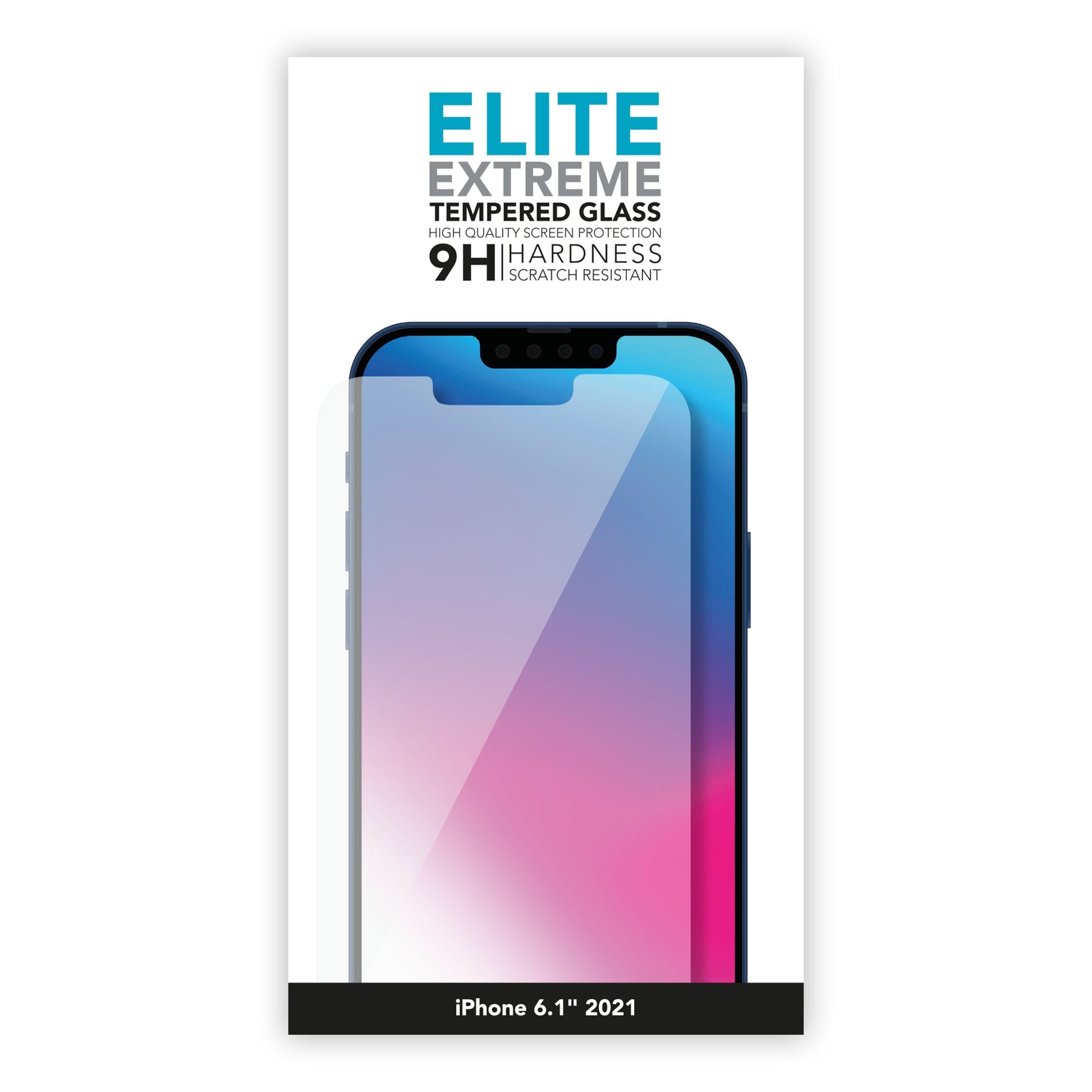 Linocell Elite Extreme skærmbeskyttelse til iPhone 13/13 Pro/14/16e synlig 9H hårdhed og ridsebeskyttelse.