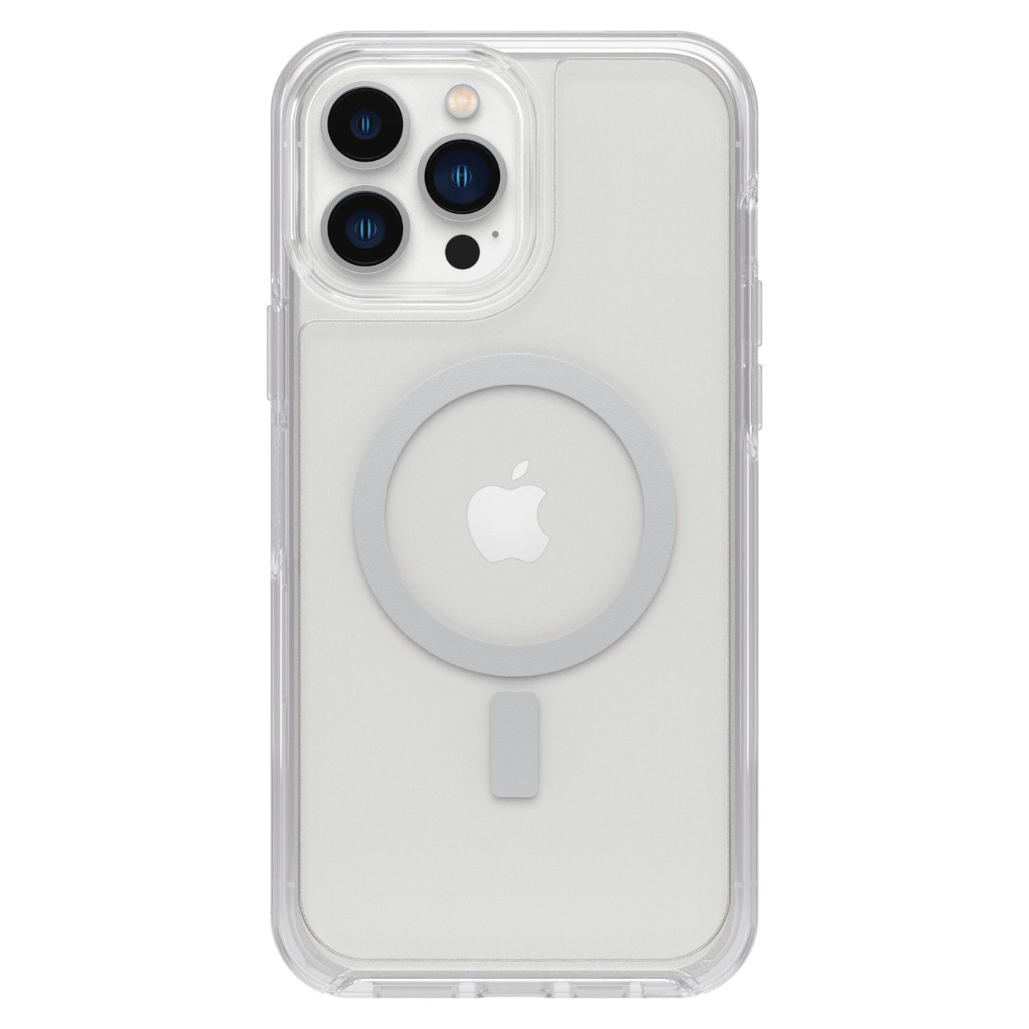 Otterbox Symmetry Plus cover til iPhone 13 Pro Max transparent, MagSafe-kompatibel, beskytter tre kameraer.