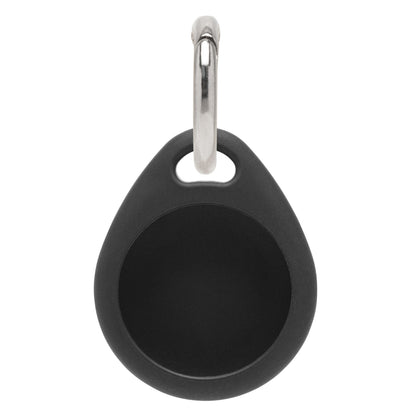 AirTag nøglering sorterer TPU-plast dråbeformet holder med metalring til AirTag eller token.