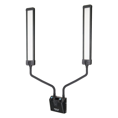 Nanlite Se 26B LED-lys med stativ, slankt panel, justerbar belysning til foto og video.