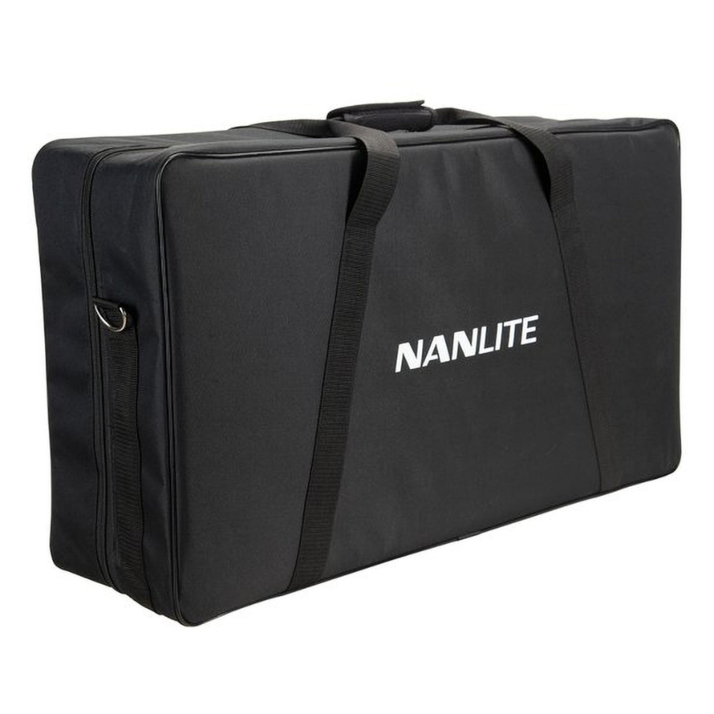 Nanlite taske sorterer rektangulær med håndtag og hvid NANLITE-logo til LumiPad 25 LED-panel stativ 2-pak.