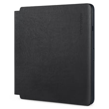 Kobo Sage Powercover etui, sort med struktur og Rakuten Kobo præget på højre kant, magnetisk lukning.