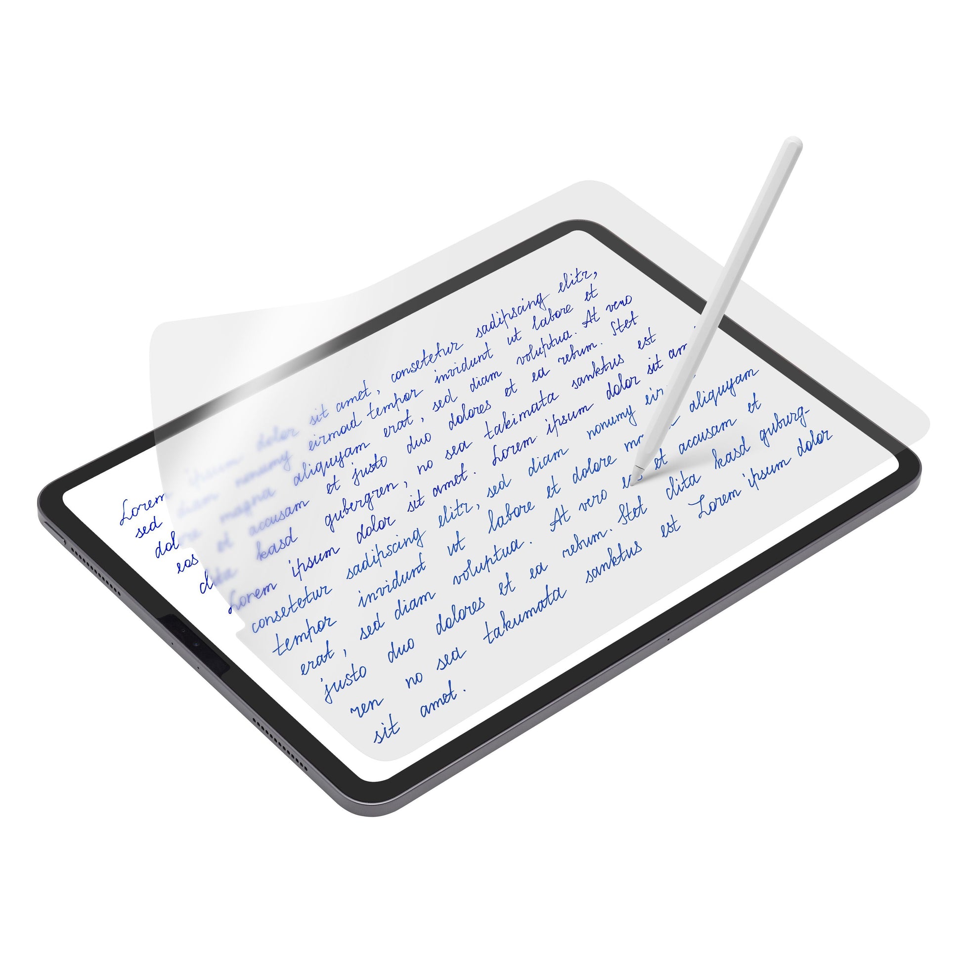 Linocell Tegn og skriv skærmbeskyttelse til iPad Pro 11"/Air 10,9" papirlignende overflade til Apple Pencil.