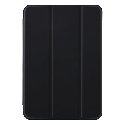 Pomologic Book Case cover til iPad Mini 6, sort, vist lukket med tri-fold front.
