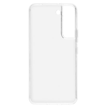 Linocell Second Skin mobilcover til Galaxy S22 transparent med udskæringer til kamera og sideknapper.