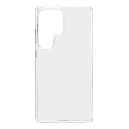 Linocell Second skin mobilcover til Samsung Galaxy S25 Ultra, gennemsigtig og slankt med udskæringer til kamera og knapper.