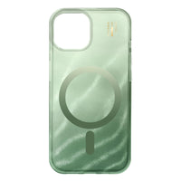 IDEAL OF SWEDEN Clear MagSafe Case - mobilcover til iPhone 13, 14, 15 og 16e - Sage Green
