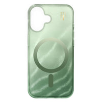 IDEAL OF SWEDEN Clear MagSafe Case - mobilcover til iPhone 16 - Sage Green