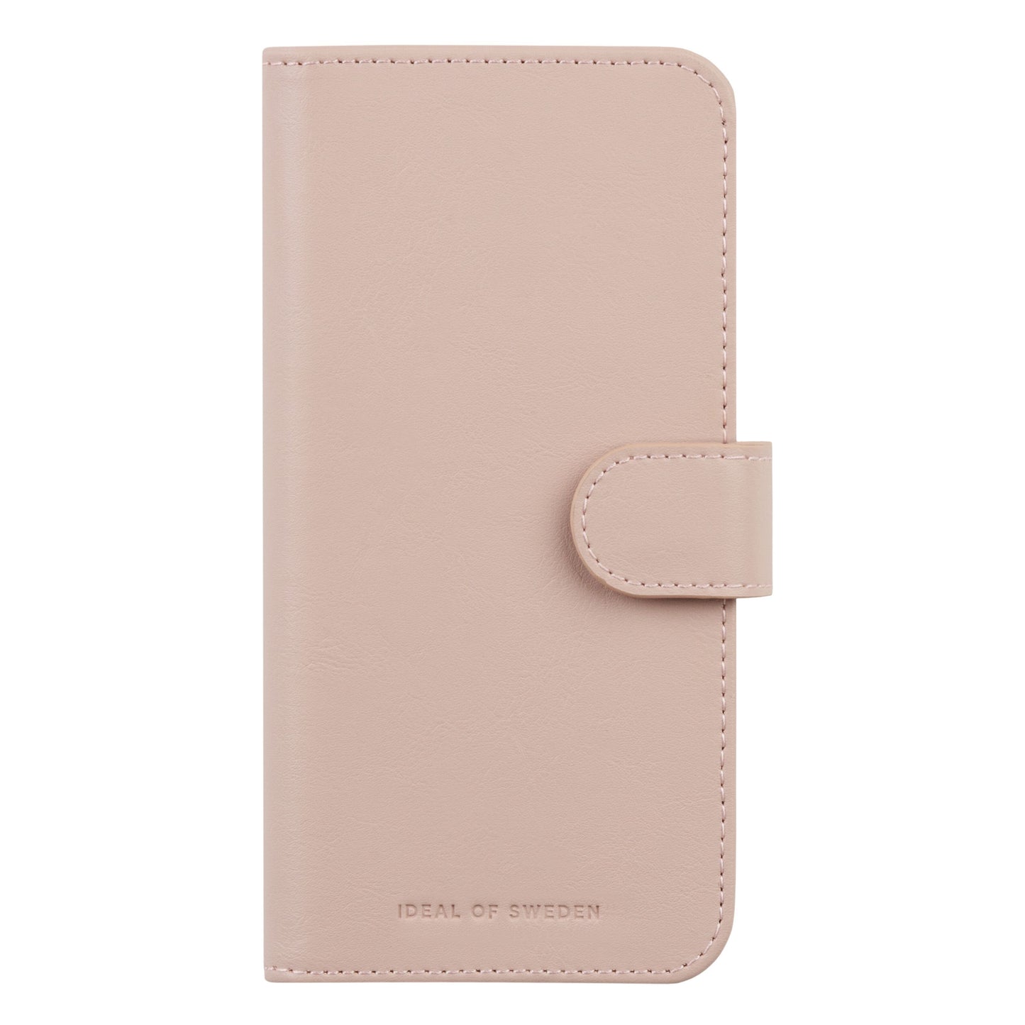 IDEAL OF SWEDEN Magnet Wallet+ pungcover til Samsung Galaxy S25 i pink, dyrefrit materiale, flaplukning, logo nederst.