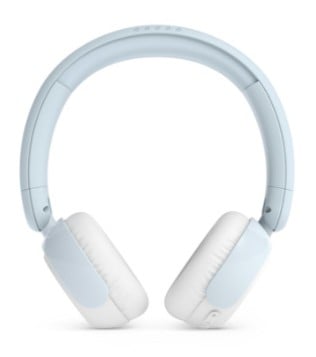 Philips K4206 trådløse børnehovedtelefoner blå med LED-paneler, polstrede ørepuder og justerbar bøjle til børn.