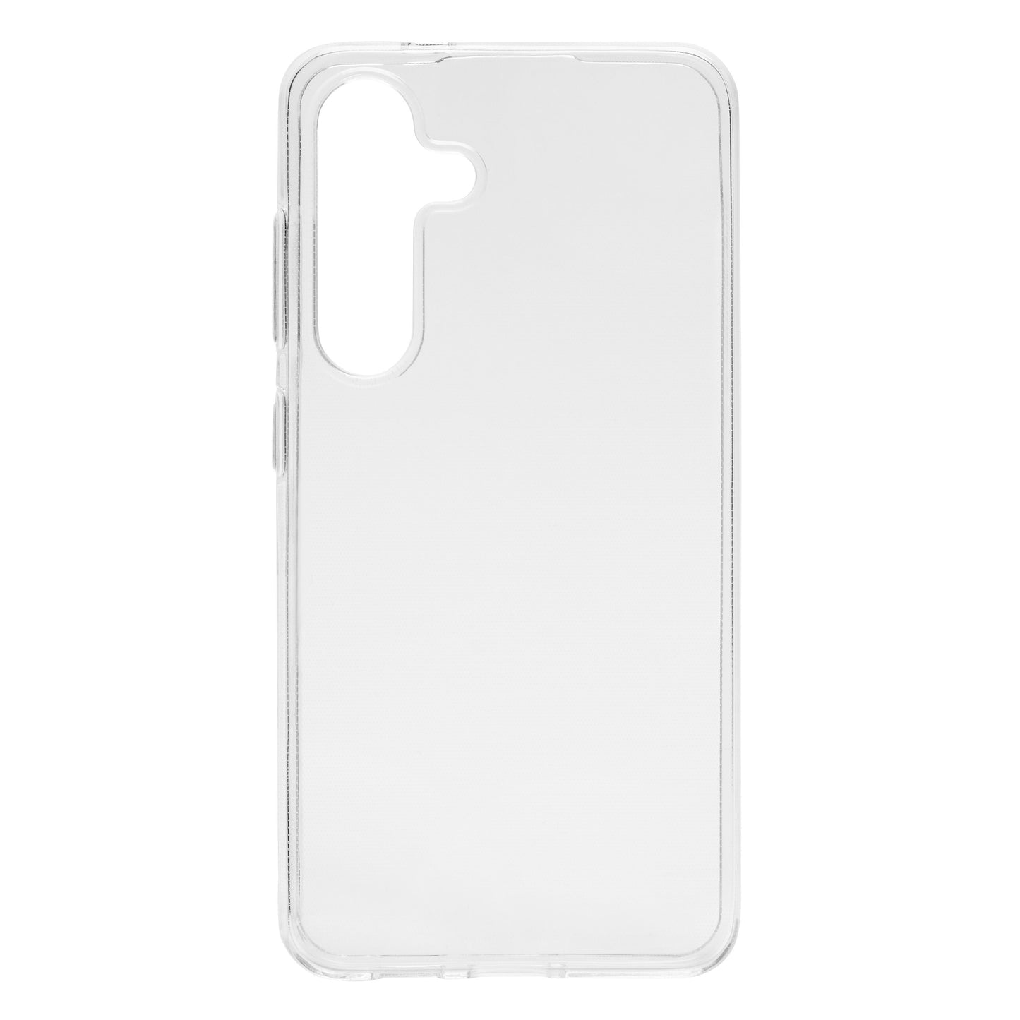 Second Skin mobilcover til Samsung Galaxy S24, ekstra tyndt transparent design med præcise udskæringer.