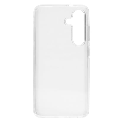 Second skin mobilcover til Samsung Galaxy S24, ekstra tyndt og fleksibelt med udskæringer til kamera og højre knapper.