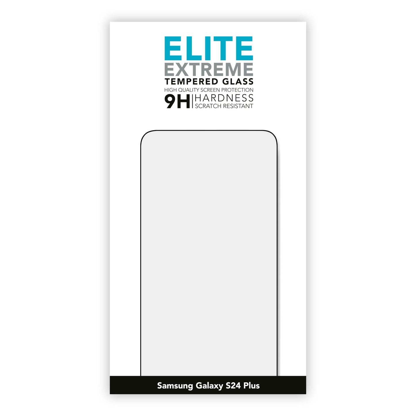 Linocell Elite Extreme skærmbeskyttelse til Galaxy S24 Plus 9H hærdet glas ridsefast emballage.