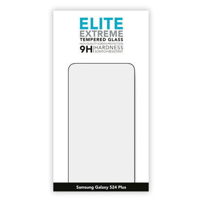 Linocell Elite Extreme skærmbeskyttelse til Galaxy S24 Plus 9H hærdet glas ridsefast emballage.